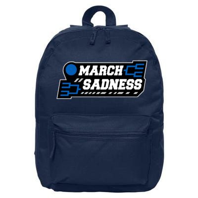 March Sadness 2020 Tournament Bracket 16 in Basic Backpack