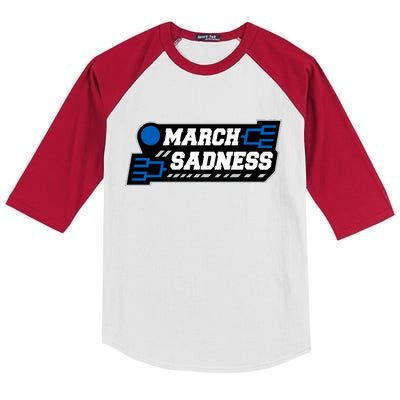 March Sadness 2020 Tournament Bracket Kids Colorblock Raglan Jersey