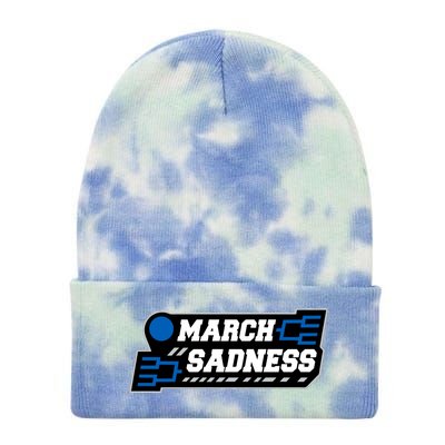 March Sadness 2020 Tournament Bracket Tie Dye 12in Knit Beanie