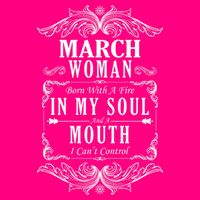 March Woman Funny Birthday Zip Tote Bag