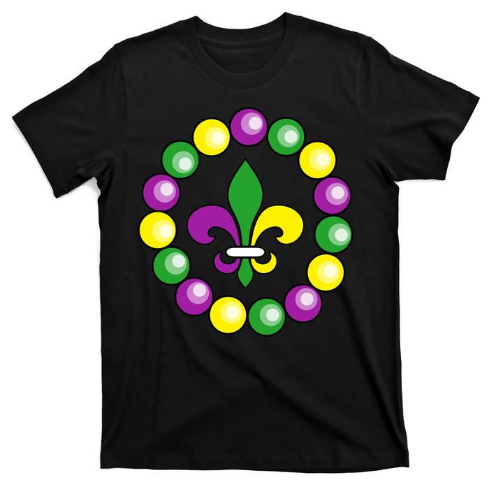 Mardi Gras Beads T-Shirt