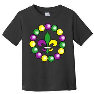 Mardi Gras Beads Toddler T-Shirt