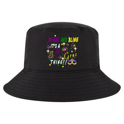 Mardi Gras Beads And Bling Celebration Cool Comfort Performance Bucket Hat