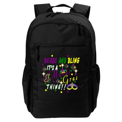 Mardi Gras Beads And Bling Celebration Backpack