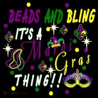 Mardi Gras Beads And Bling Celebration 16 in Basic Backpack