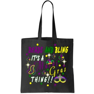 Mardi Gras Beads And Bling Celebration Tote Bag