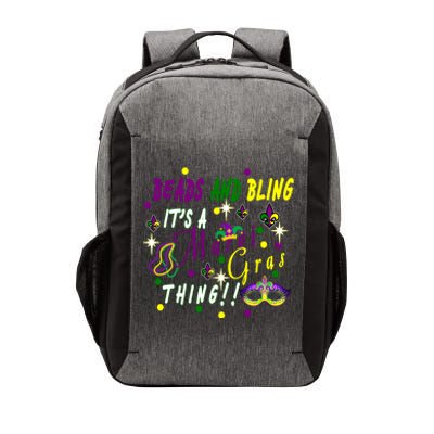 Mardi Gras Beads And Bling Celebration Vector Backpack