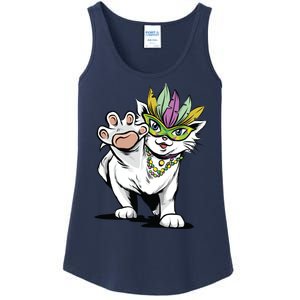 Mardi Gras Cat Ladies Essential Tank