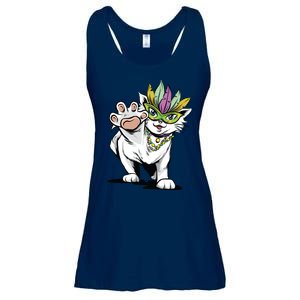 Mardi Gras Cat Ladies Essential Flowy Tank