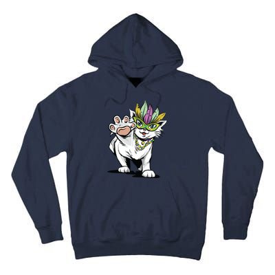 Mardi Gras Cat Tall Hoodie