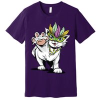 Mardi Gras Cat Premium T-Shirt