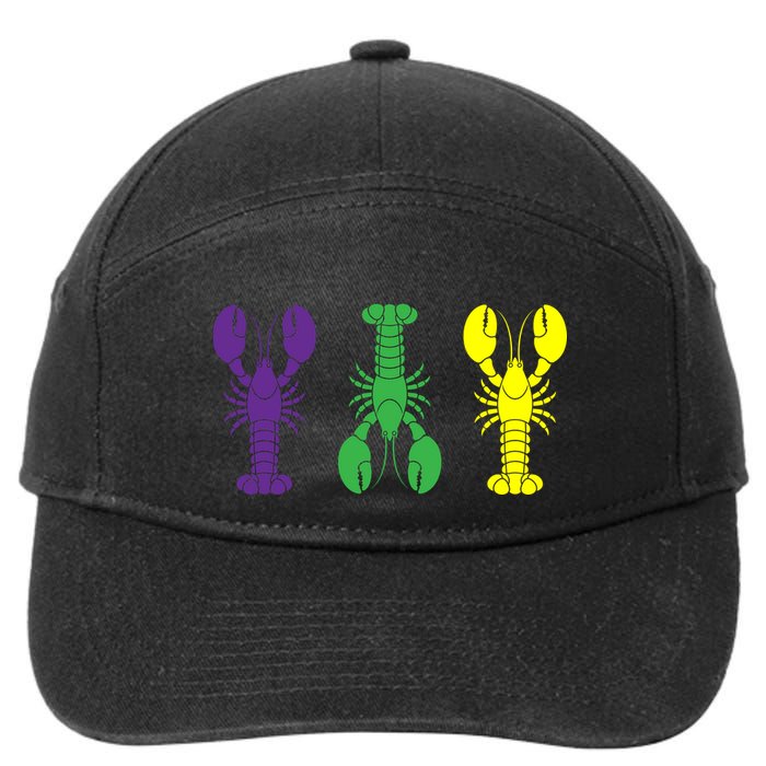 Mardi Gras Craw Fish 7-Panel Snapback Hat