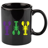 Mardi Gras Craw Fish 11oz C Handle Ceramic Mug