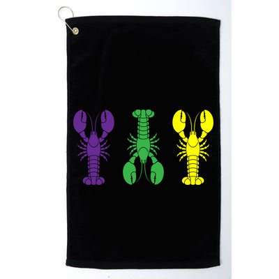 Mardi Gras Craw Fish Golf Towel