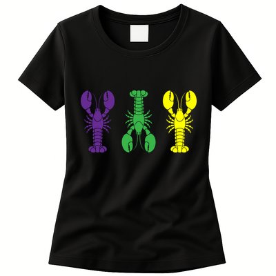 Mardi Gras Craw Fish Womens T-Shirt