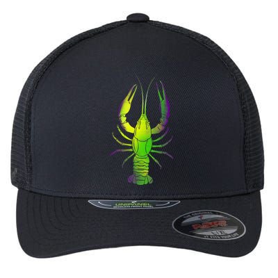 Mardi Gras Crawfish Flexfit Unipanel Trucker Cap