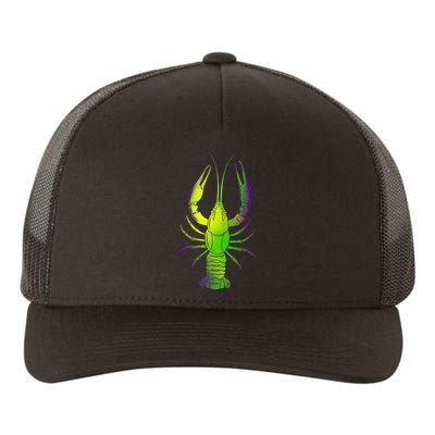 Mardi Gras Crawfish Yupoong Adult 5-Panel Trucker Hat