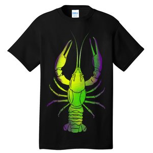 Mardi Gras Crawfish Tall T-Shirt