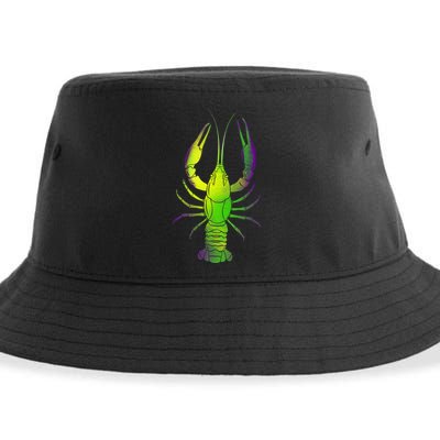 Mardi Gras Crawfish Sustainable Bucket Hat