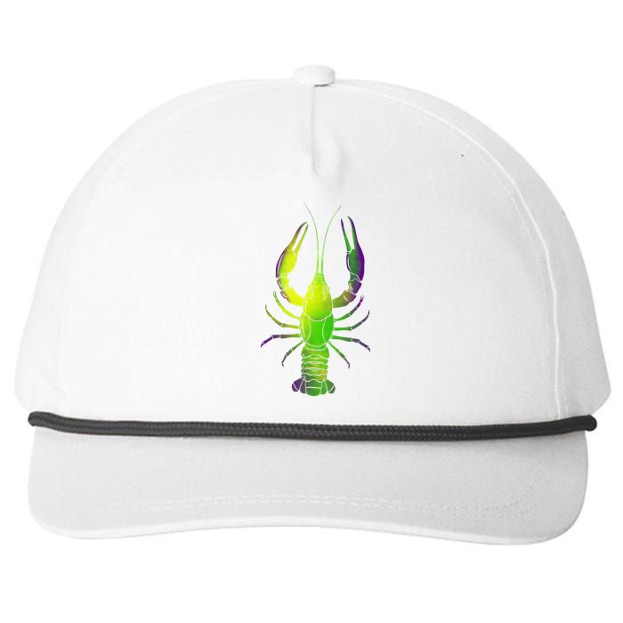 Mardi Gras Crawfish Snapback Five-Panel Rope Hat