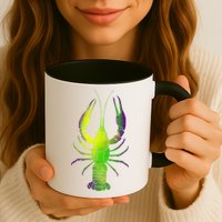 Mardi Gras Crawfish Mug
