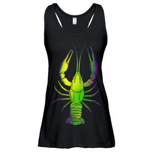 Mardi Gras Crawfish Ladies Essential Flowy Tank