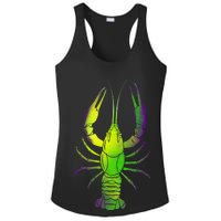 Mardi Gras Crawfish Ladies PosiCharge Competitor Racerback Tank