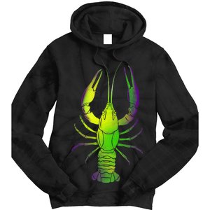 Mardi Gras Crawfish Tie Dye Hoodie