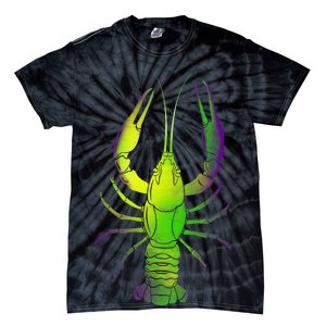 Mardi Gras Crawfish Tie-Dye T-Shirt