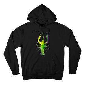 Mardi Gras Crawfish Tall Hoodie