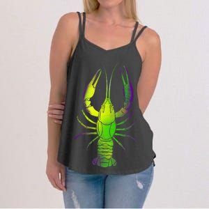 Mardi Gras Crawfish Women's Strappy Tank