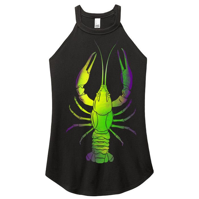 Mardi Gras Crawfish Women's Perfect Tri Rocker Tank