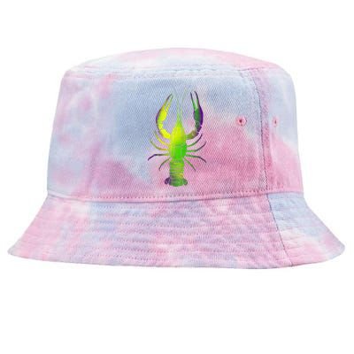 Mardi Gras Crawfish Tie-Dyed Bucket Hat