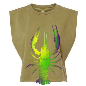 Mardi Gras Crawfish Garment-Dyed Women's Muscle Tee