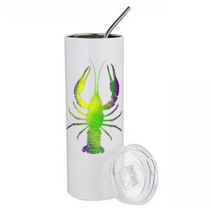 Mardi Gras Crawfish Stainless Steel Tumbler