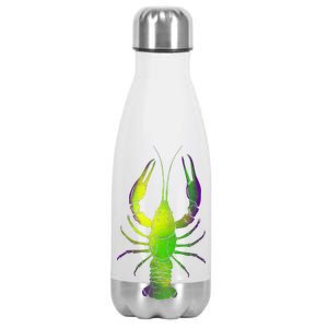 Mardi Gras Crawfish Stainless Steel Insulated Water Bottle