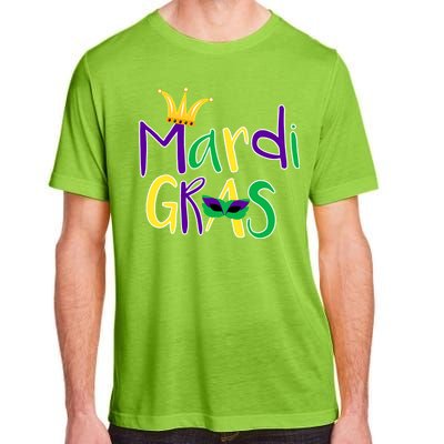 Mardi Gras Crown Logo Adult ChromaSoft Performance T-Shirt