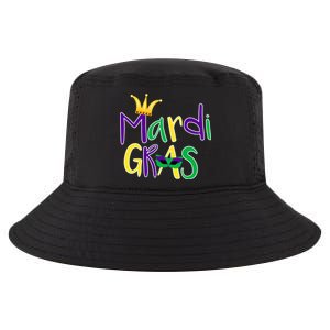 Mardi Gras Crown Logo Cool Comfort Performance Bucket Hat