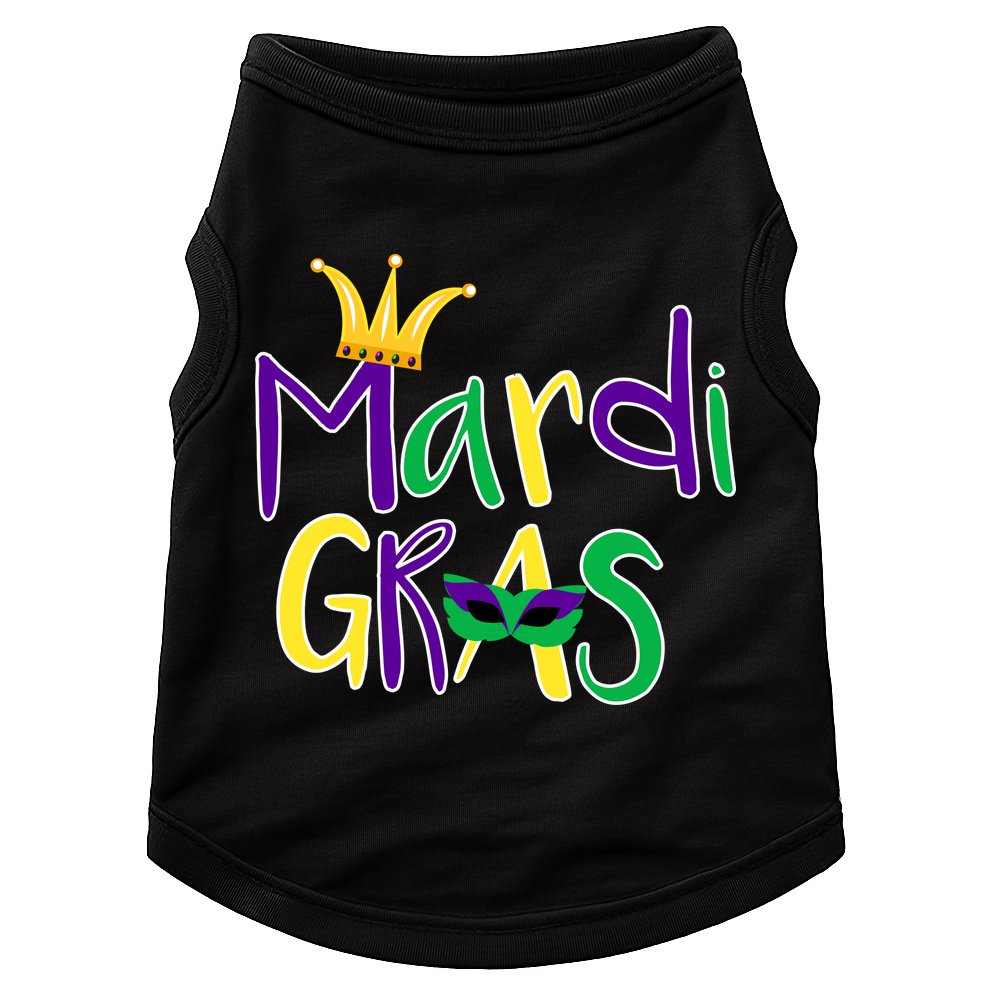 Mardi Gras Crown Logo Doggie Tank