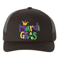 Mardi Gras Crown Logo Yupoong Adult 5-Panel Trucker Hat