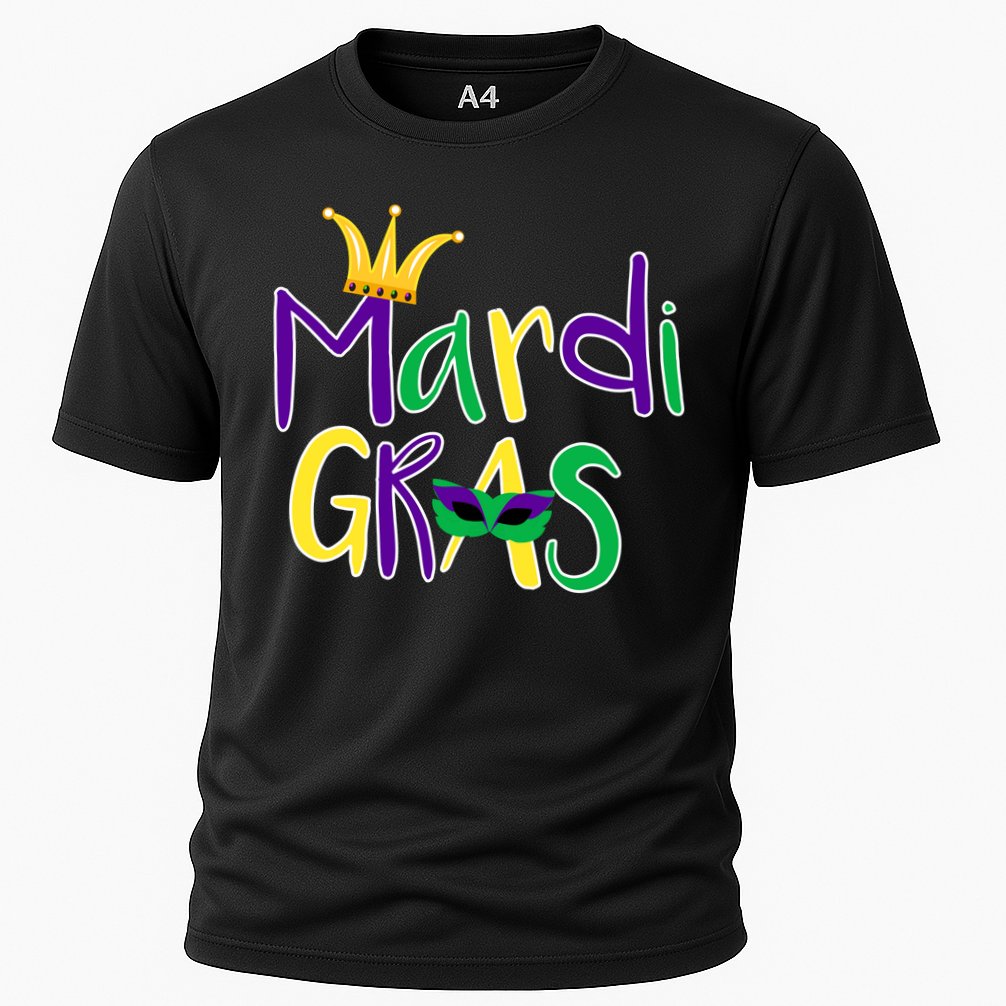 Mardi Gras Crown Logo Performance Shirt