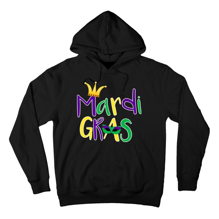 Mardi Gras Crown Logo Hoodie