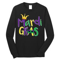 Mardi Gras Crown Logo Long Sleeve Shirt