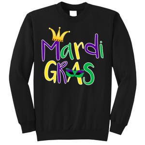 Mardi Gras Crown Logo Sweatshirt