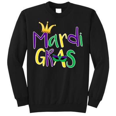 Mardi Gras Crown Logo Sweatshirt