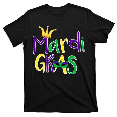 Mardi Gras Crown Logo T-Shirt