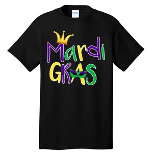 Mardi Gras Crown Logo Tall T-Shirt