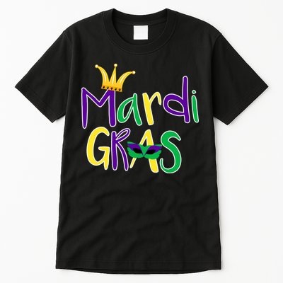 Mardi Gras Crown Logo Tall T-Shirt