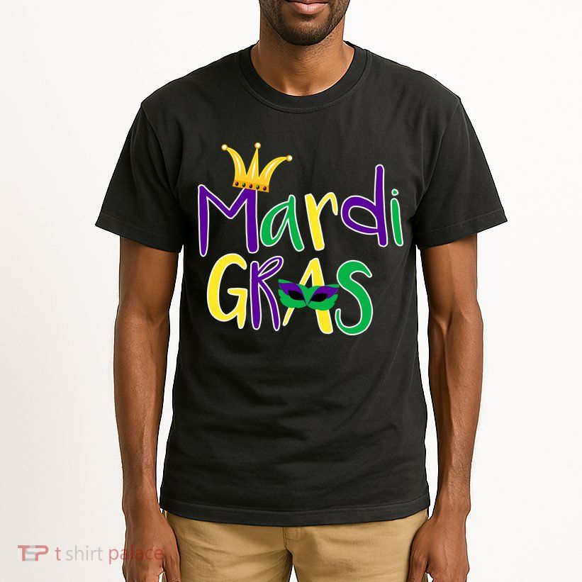 Mardi Gras Crown Logo Tall T-Shirt