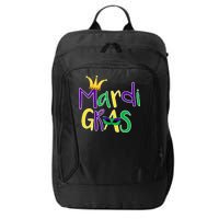 Mardi Gras Crown Logo City Backpack